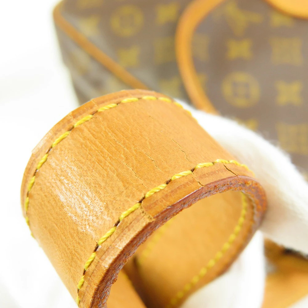 Louis Vuitton Gibessiere GM Monogram Shoulder Bag Pad PVC Vachetta