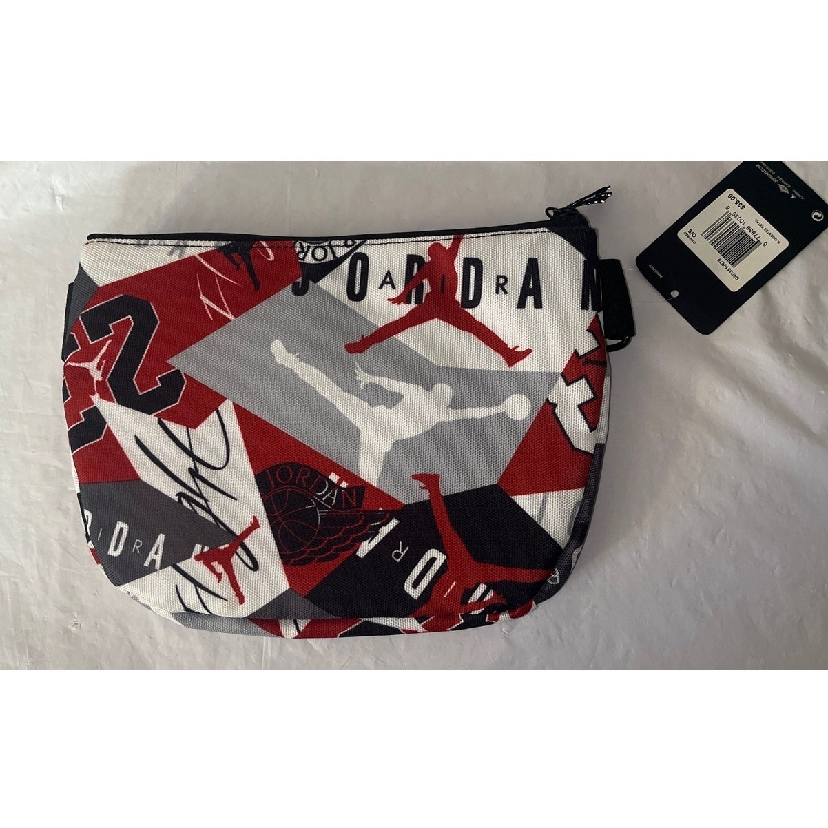 Nike Air Jordan Crossbody Shoulder Bag Gym Red AOP Jumpman NWT 9A0351-R78 OS