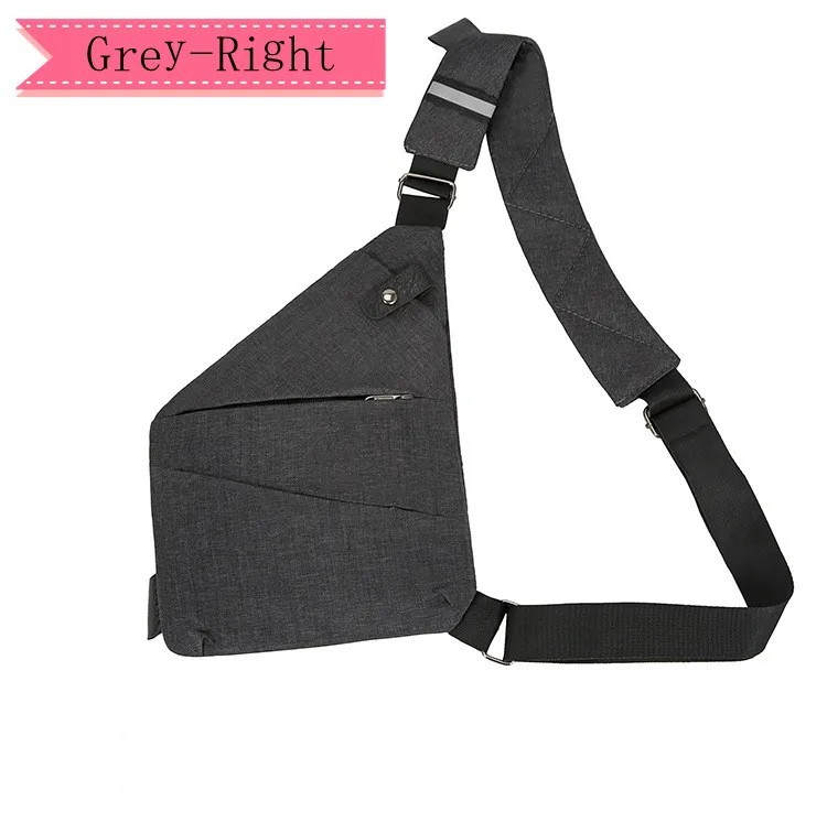 Men’s Anti-Theft Waterproof Crossbody Chest Sling Messenger Bag