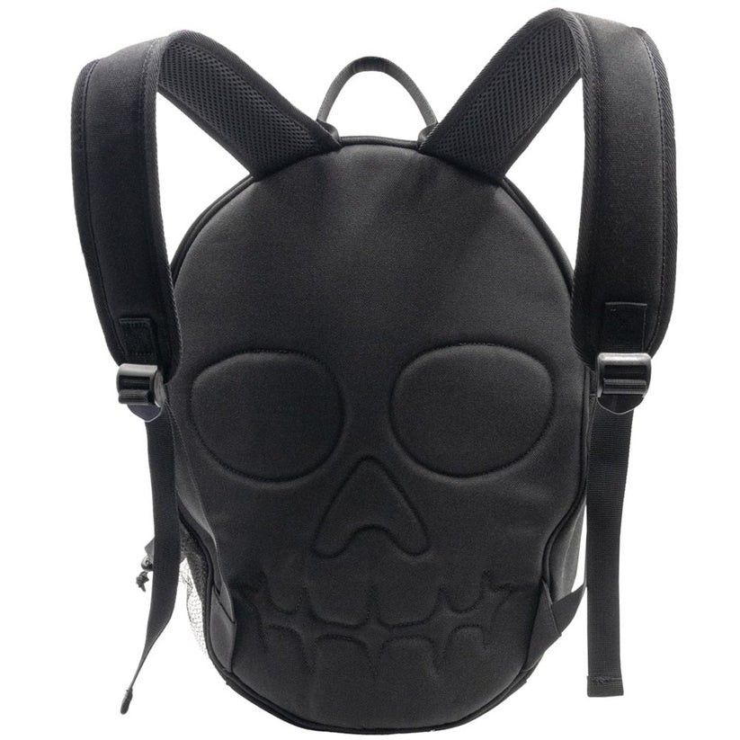 Kreepsville 666 White Skull Backpack Padded Straps Gothic Punk Bag 18 X 13″ NWT