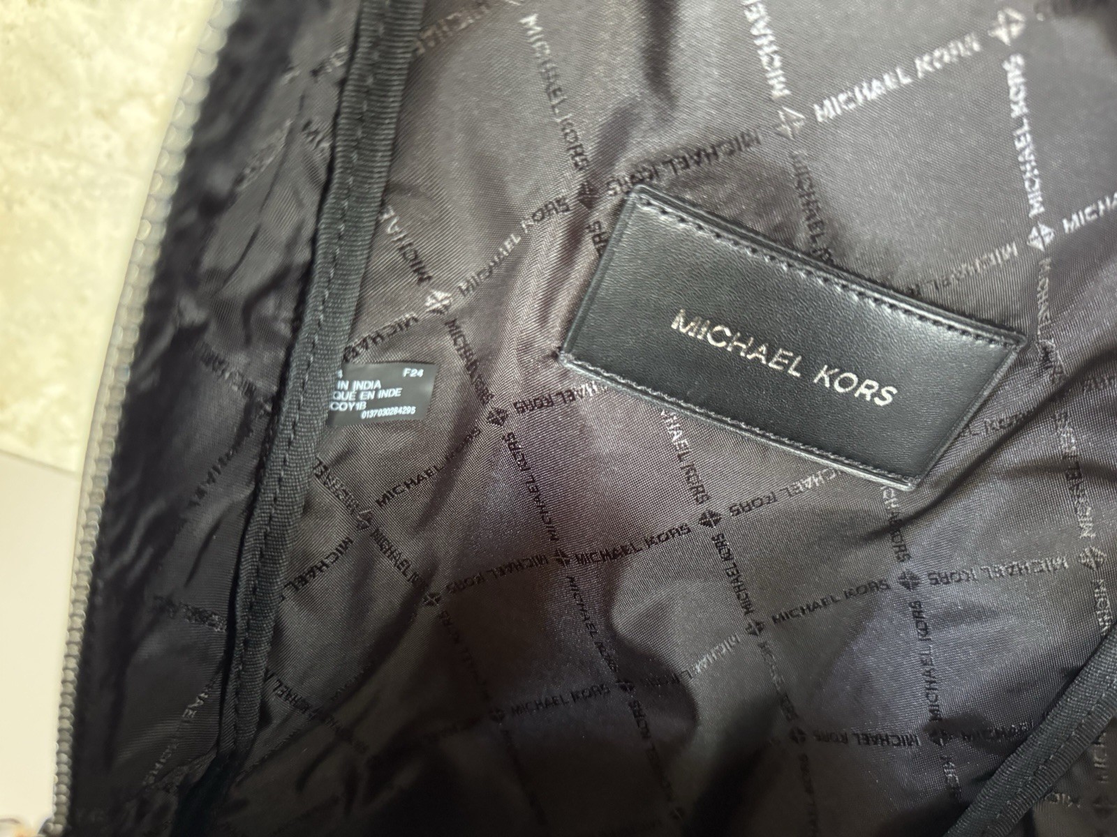 MICHAEL KORS COOPER COMMUTER SLING PACK BACKPACK MK ADMIRAL/PALE BLUE