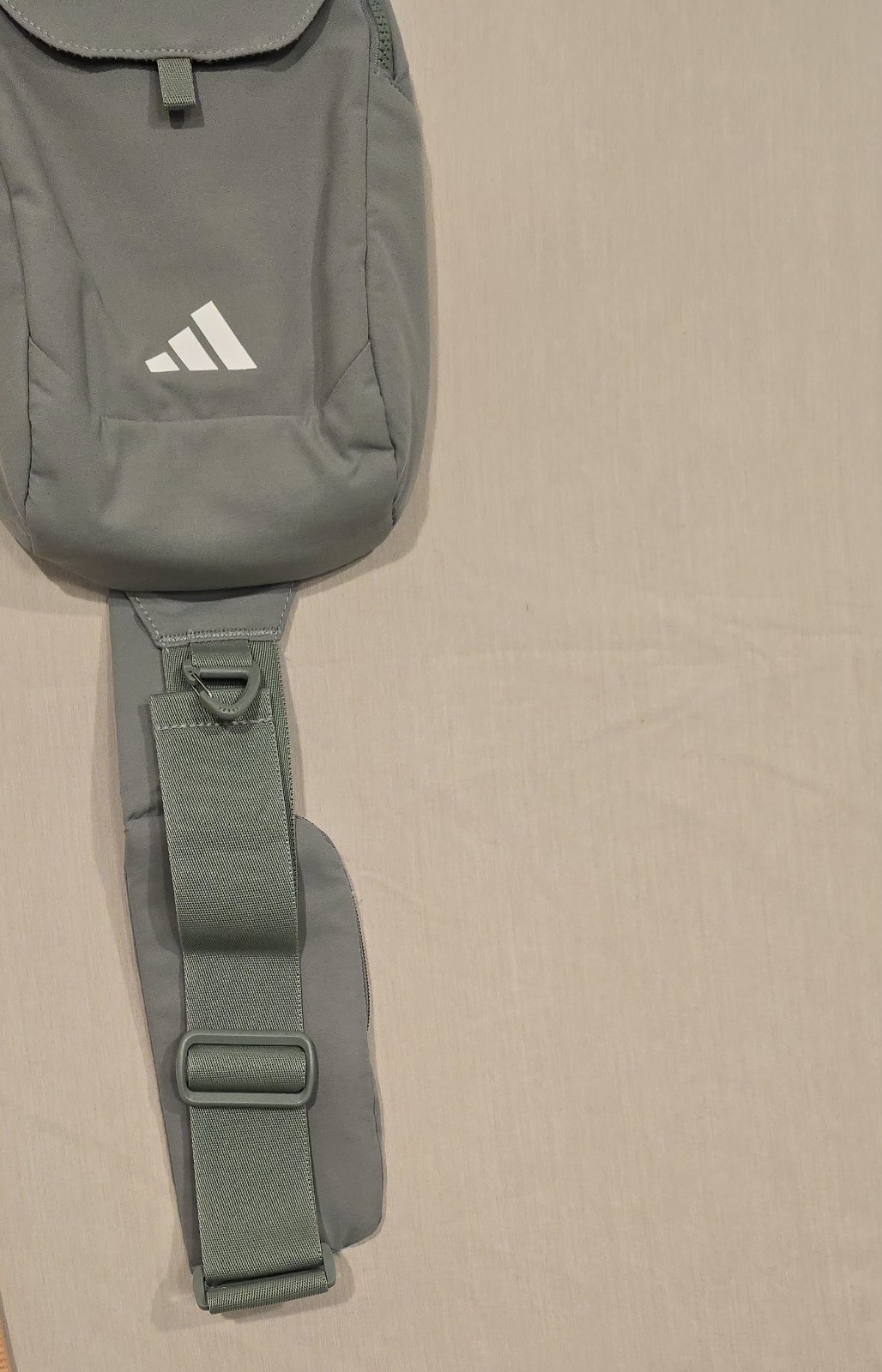 NWT Adidas Essentials 3Sling Crossbody Bag Sage 100% Polyester Lifetime Warranty