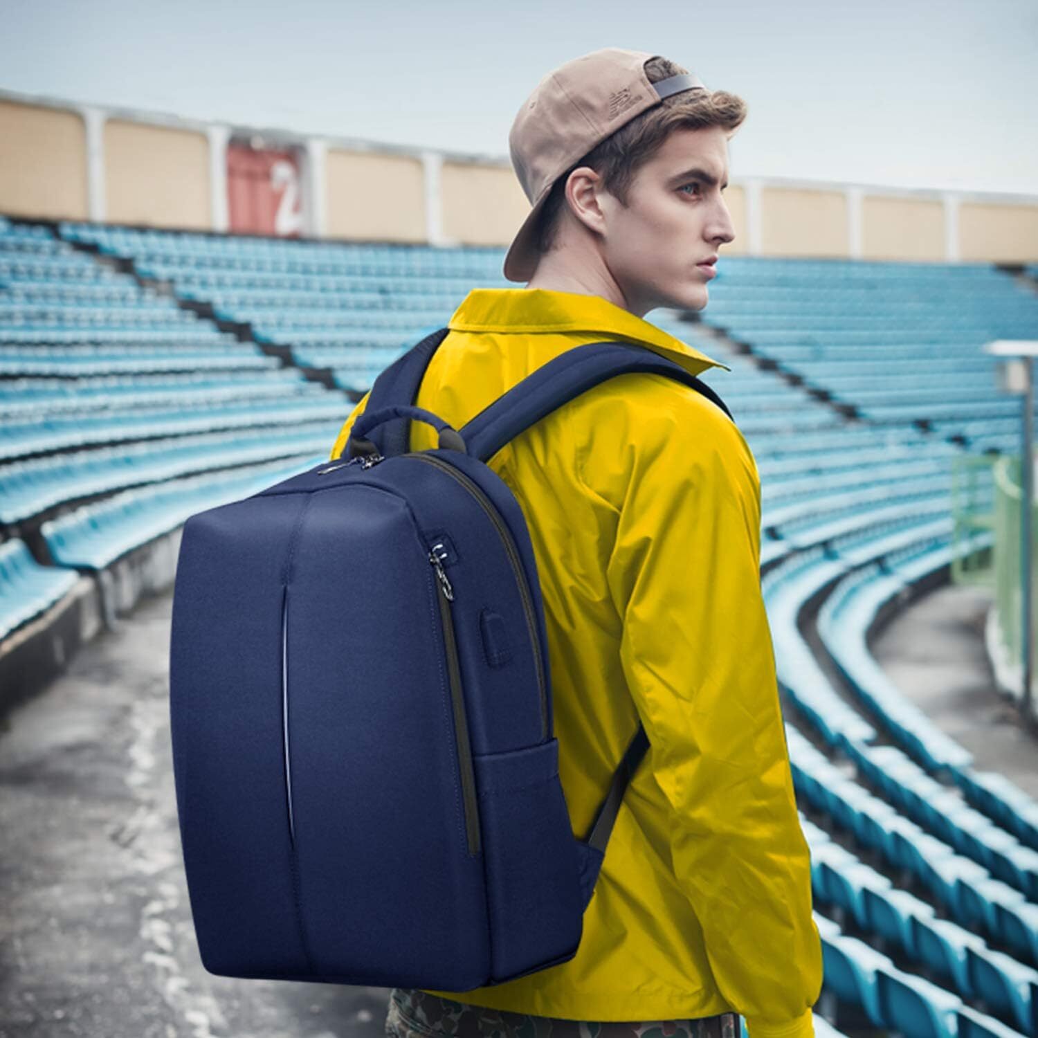 15.6 inch Laptop Backpack Casual Daypack with USB Port for Travel Business Work