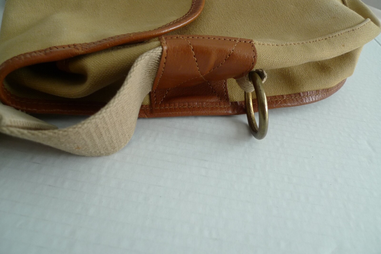 LIDDESDALE – COTTON CANVAS BAG & LINER- MEDIUM SIZE-TARAS STYLE-MADE @ SCOTLAND