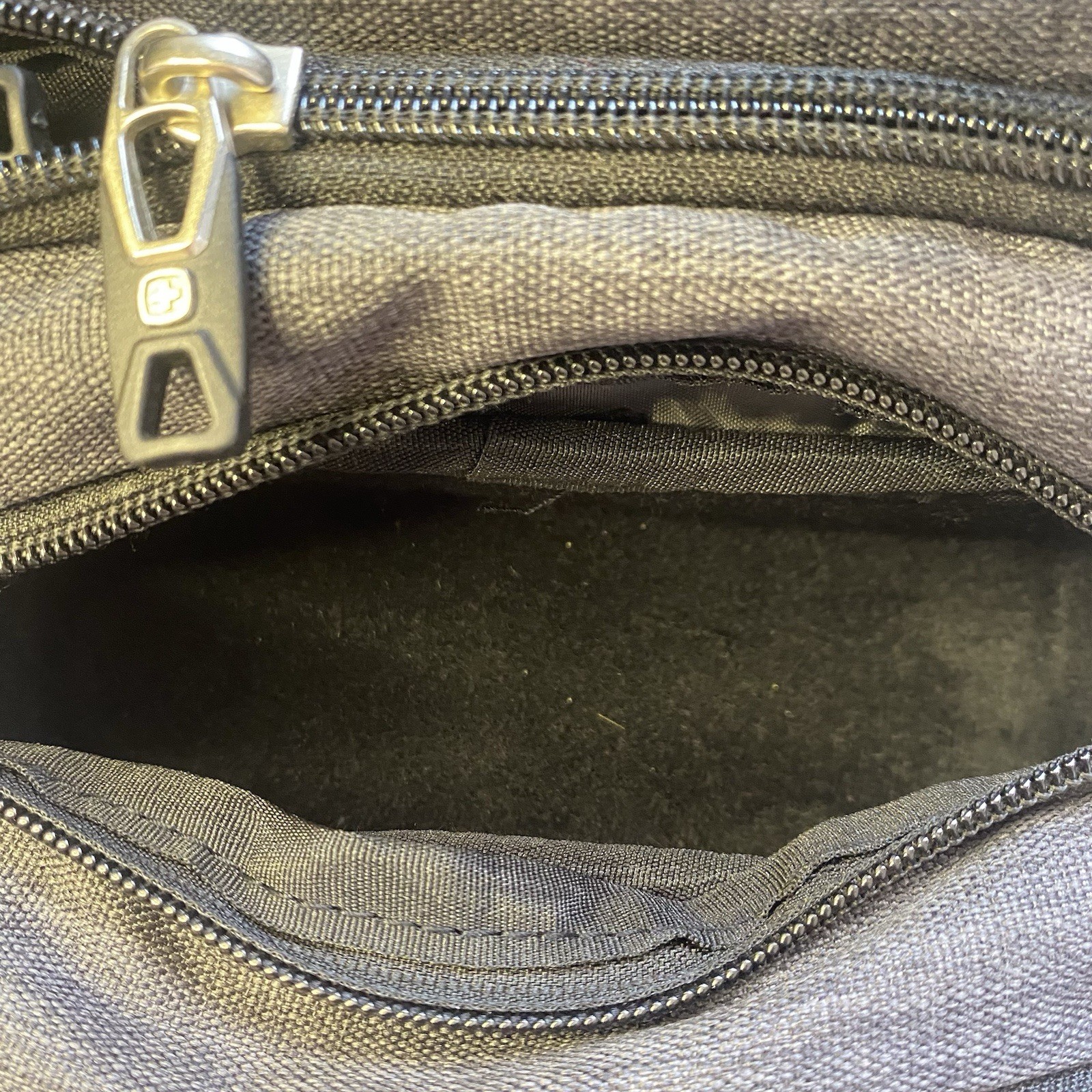 SwissGear ScanSmart Laptop Backpack Black Gray TSA Travel Bag