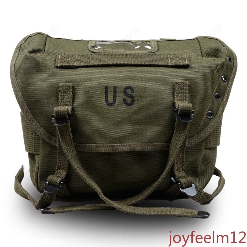 US Army Vietnam Era M1961 Canvas Shoulder Bag Pack Combat Field Gear With Strap