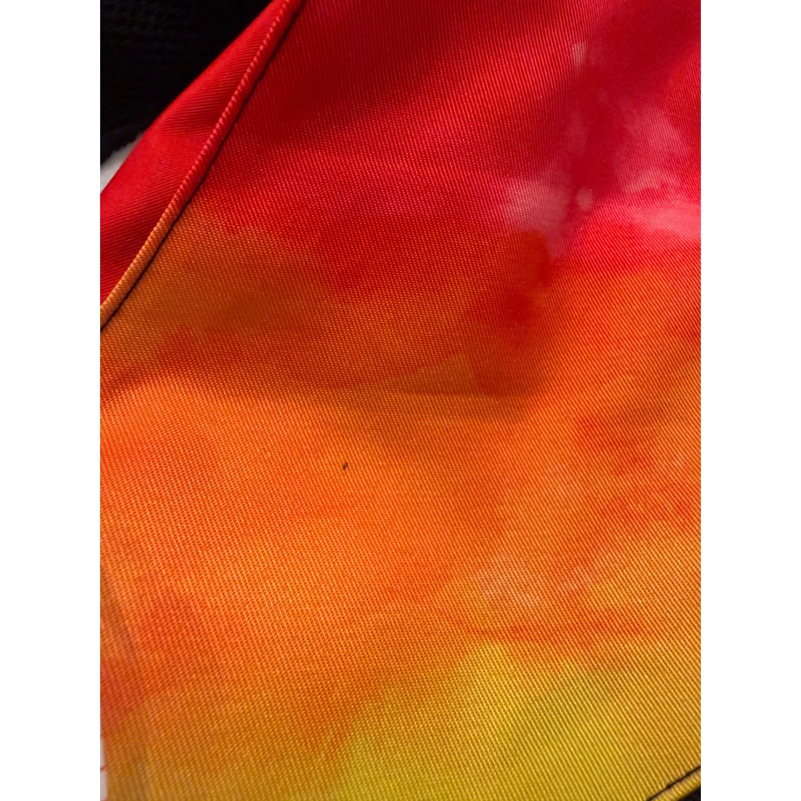Rainbow Tie Dye Sling Bag Crossbody Backpack Festival Travel Mesh Pockets 15in