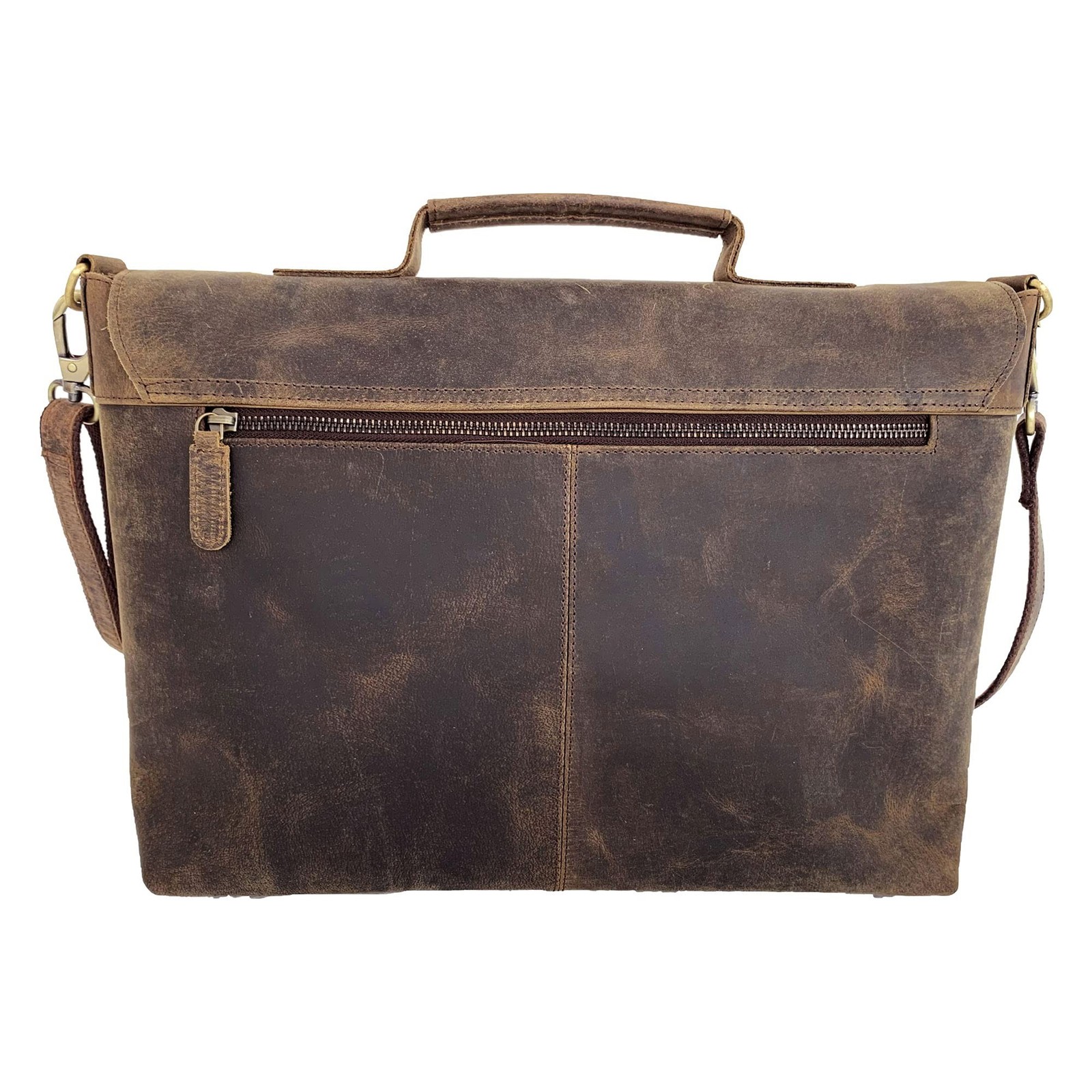 KomalC 18 Inch Leather briefcase Laptop Messenger Bags for Men and Women Best…