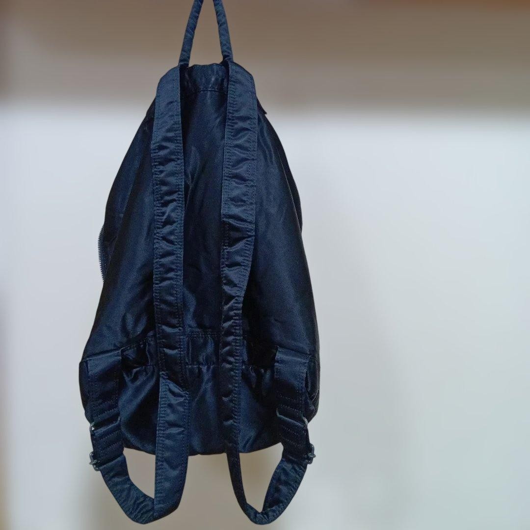 PORTER Yoshida & Co. Tanker Round Daypack Backpack Black Nylon Junk