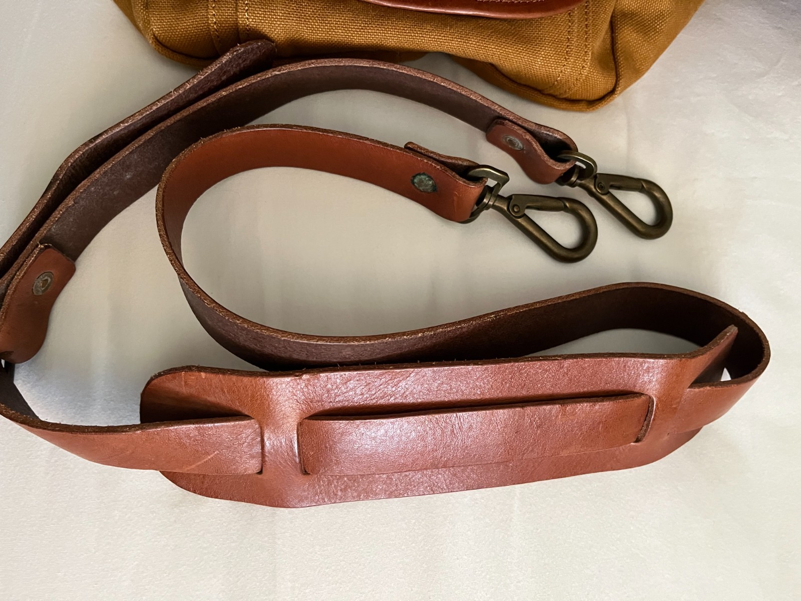 Vintage RRL Canvas/Leather Shoulder Bag