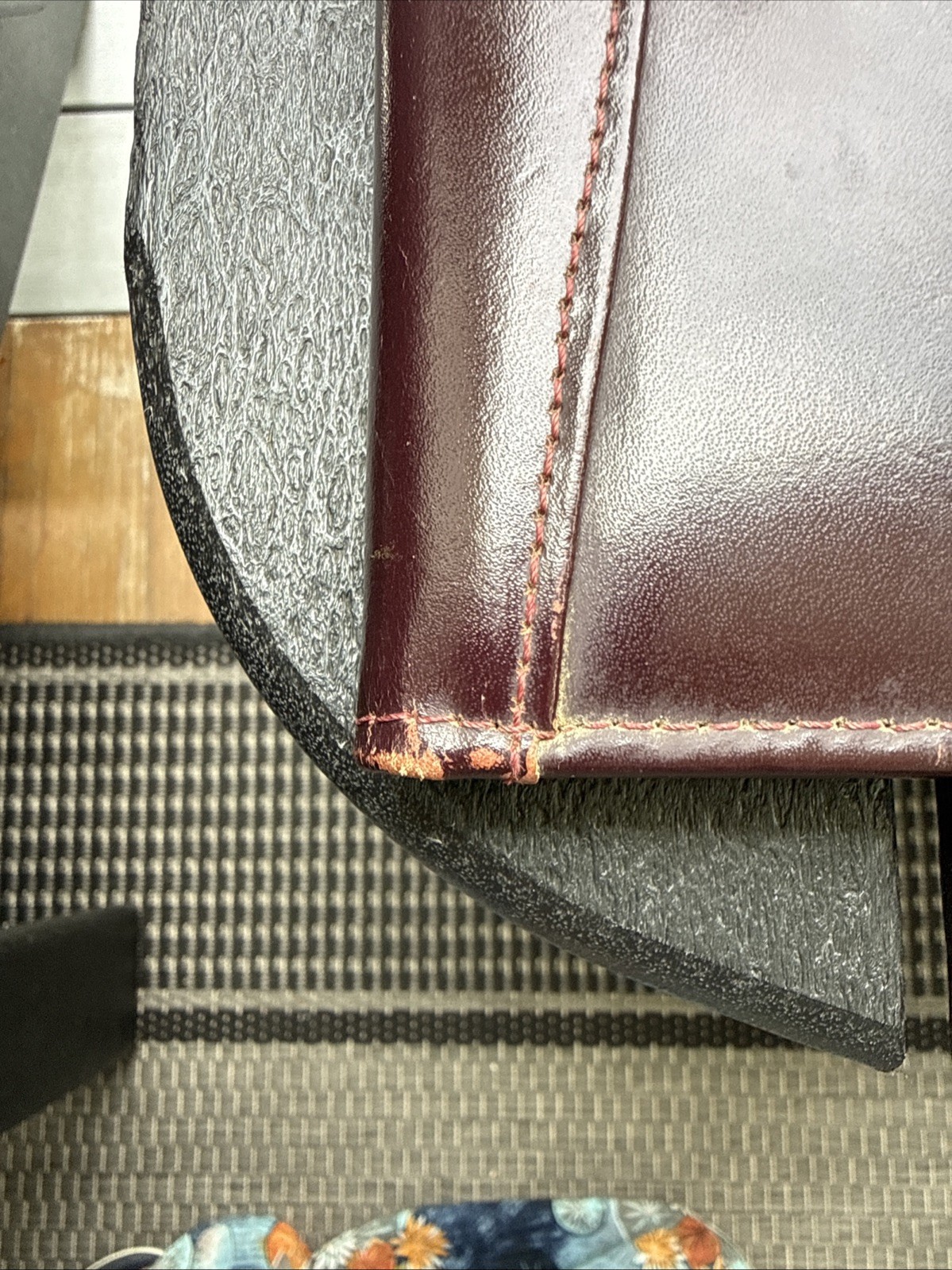 Vintage Brown Leather Portfolio 12.5″ x 9.5″