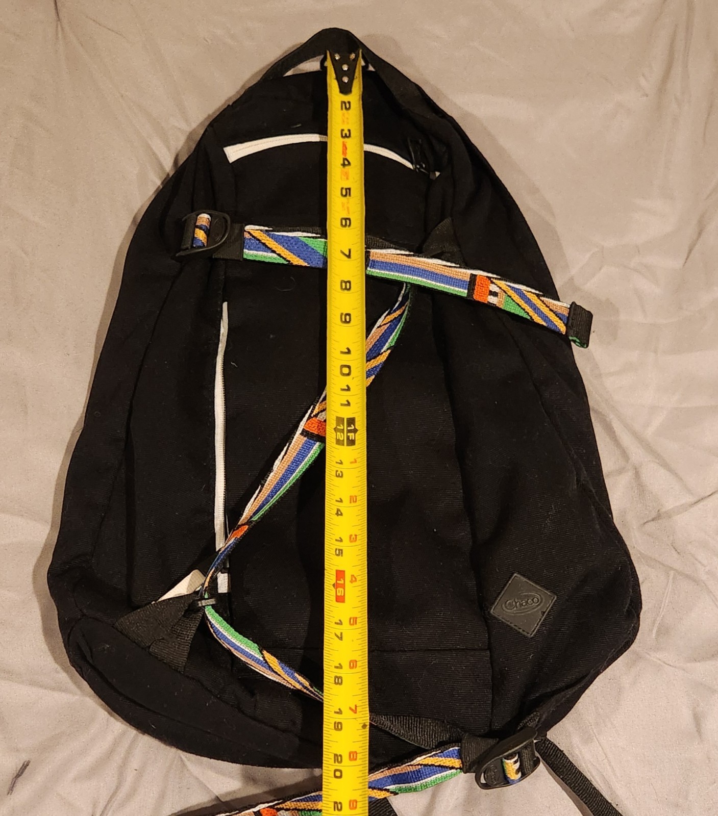 Chaco Radlands Backpack Black Multicolor Soft Canvas School Hiking Hippie