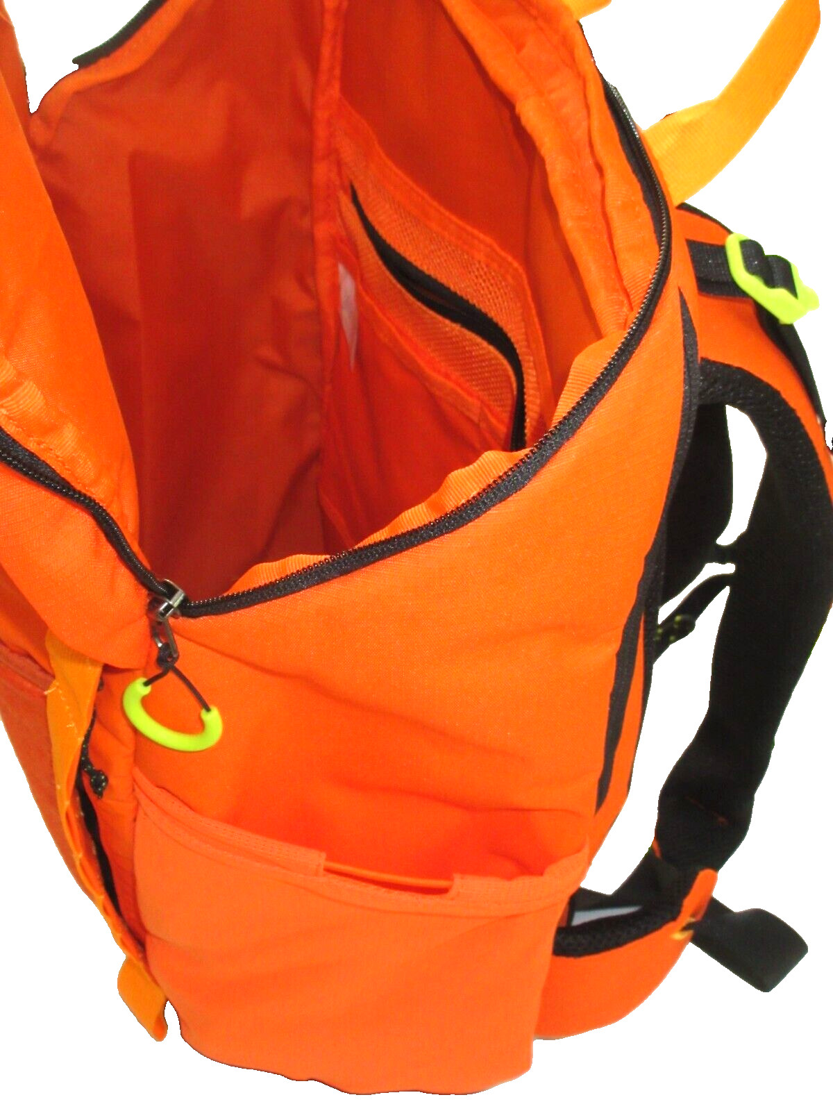 Nike Hike Backpack Travel Bag Safety Orange Black Atomic Green 27L DJ9677-819
