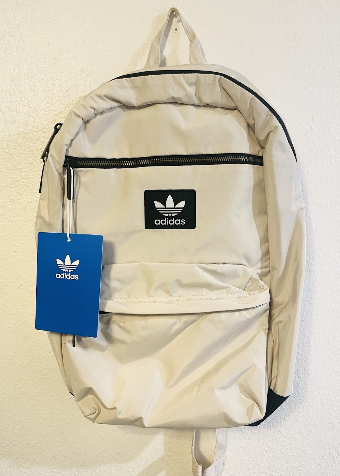 Adidas Originals National 2 Plus Backpack – White/Beige – Brand New