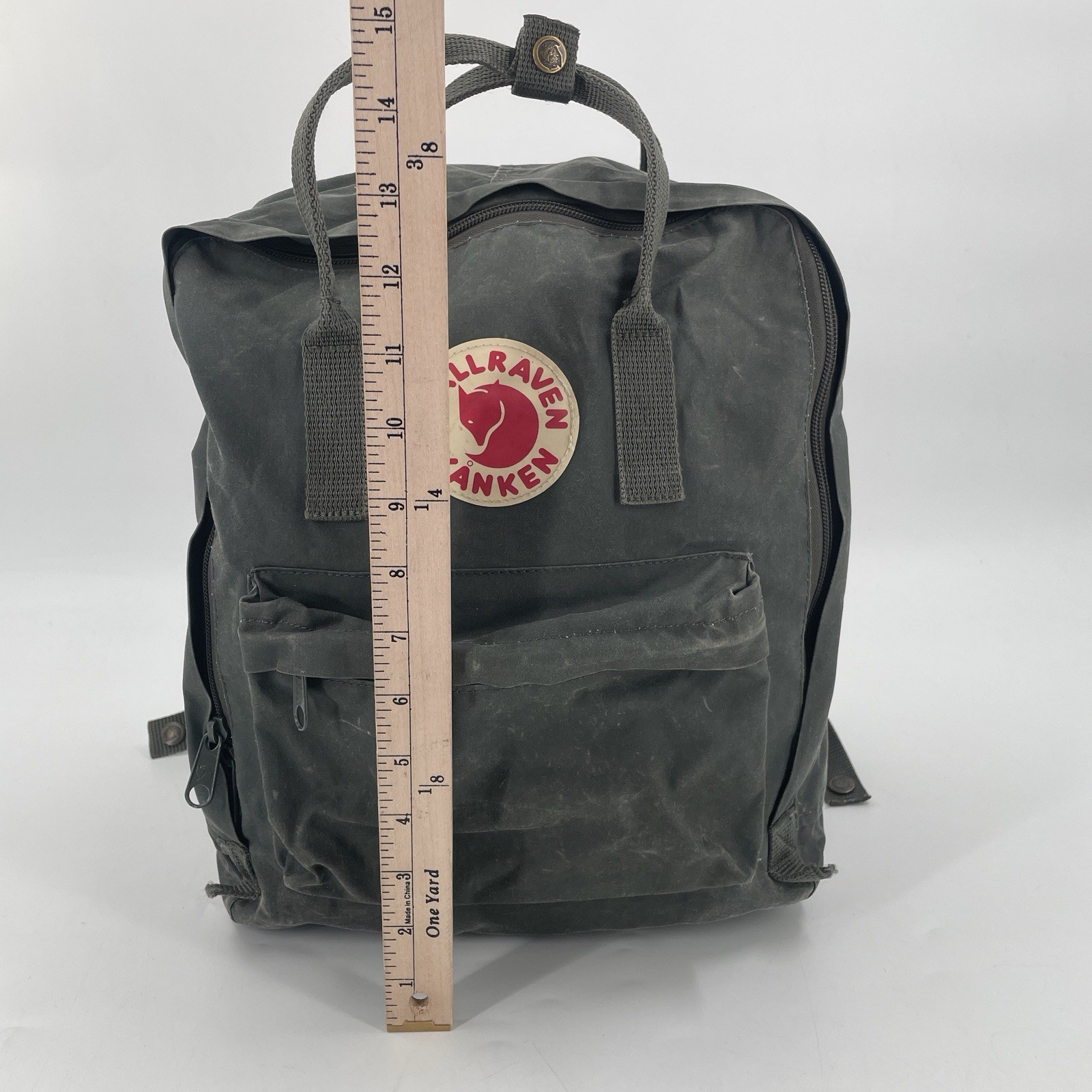 Fjallraven 23510 Kanken Backpack in Army Green With Foam Seat Pad – Outdoors