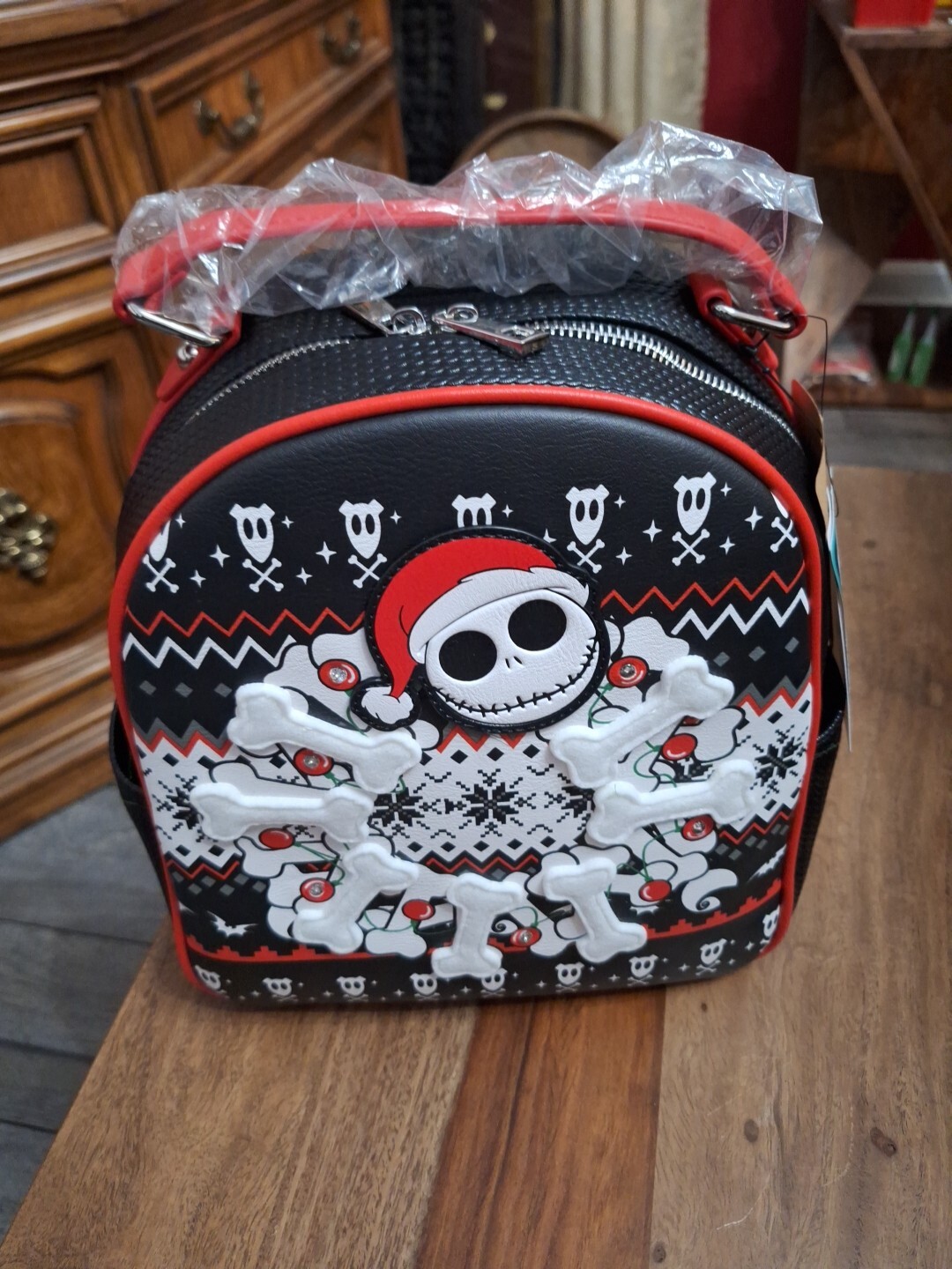 The Nightmare Before Christmas Jack Skellington Christmas Sweater Mini Backpack