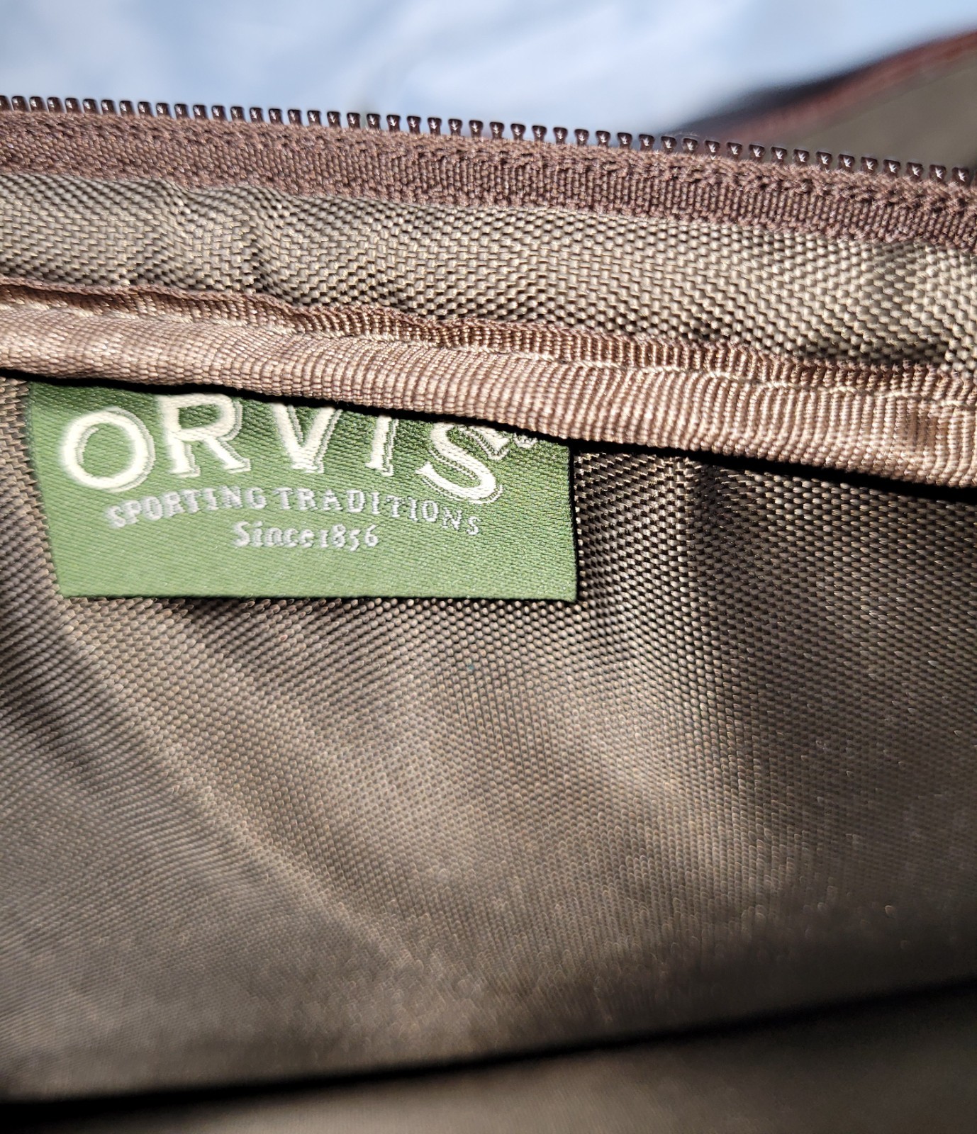 Orvis Leather Briefcase / saddle bag