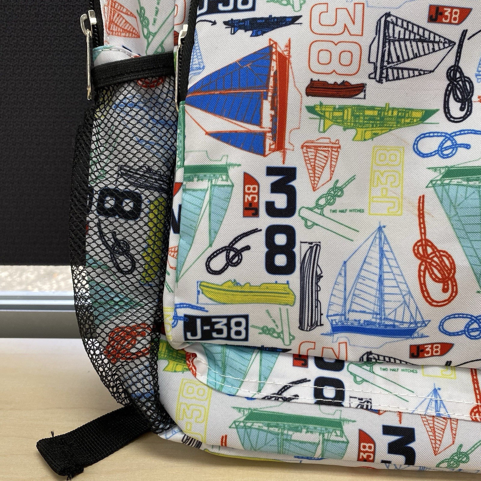 NWT Nautica 1983 Sailboat Backpack AOP All-over Print