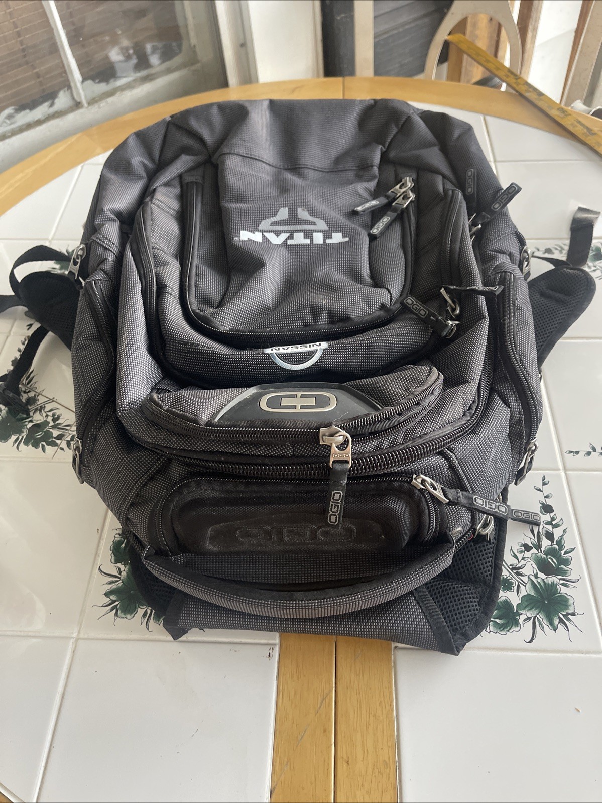 OGIO Surge RSS Lap Top Back Pack Black Nissan TITAN Embroidered New