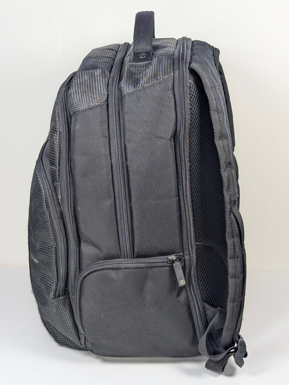 Ogio Roamer Laptop Backpack Miller Lite Beer Logo Branded Black Travel Bag Light