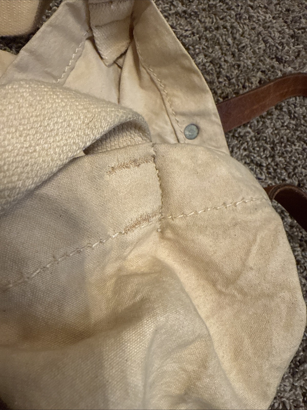 RRL RALPH LAUREN Polo Rugby Sailer Canvas Leather 2-Way Tote Bag