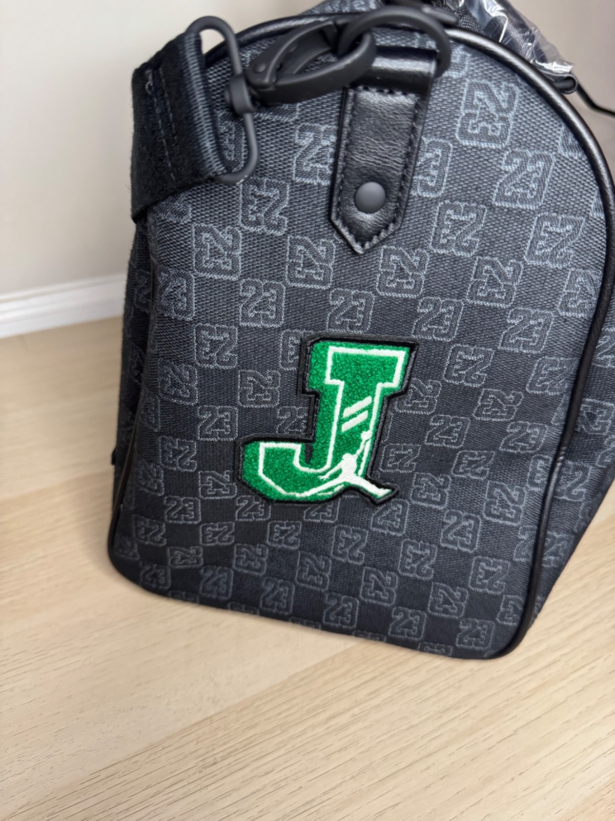 Nike Jordan Monogram Champion Luxury 25L Duffle Bag MM9157-023 Size Medium NEW