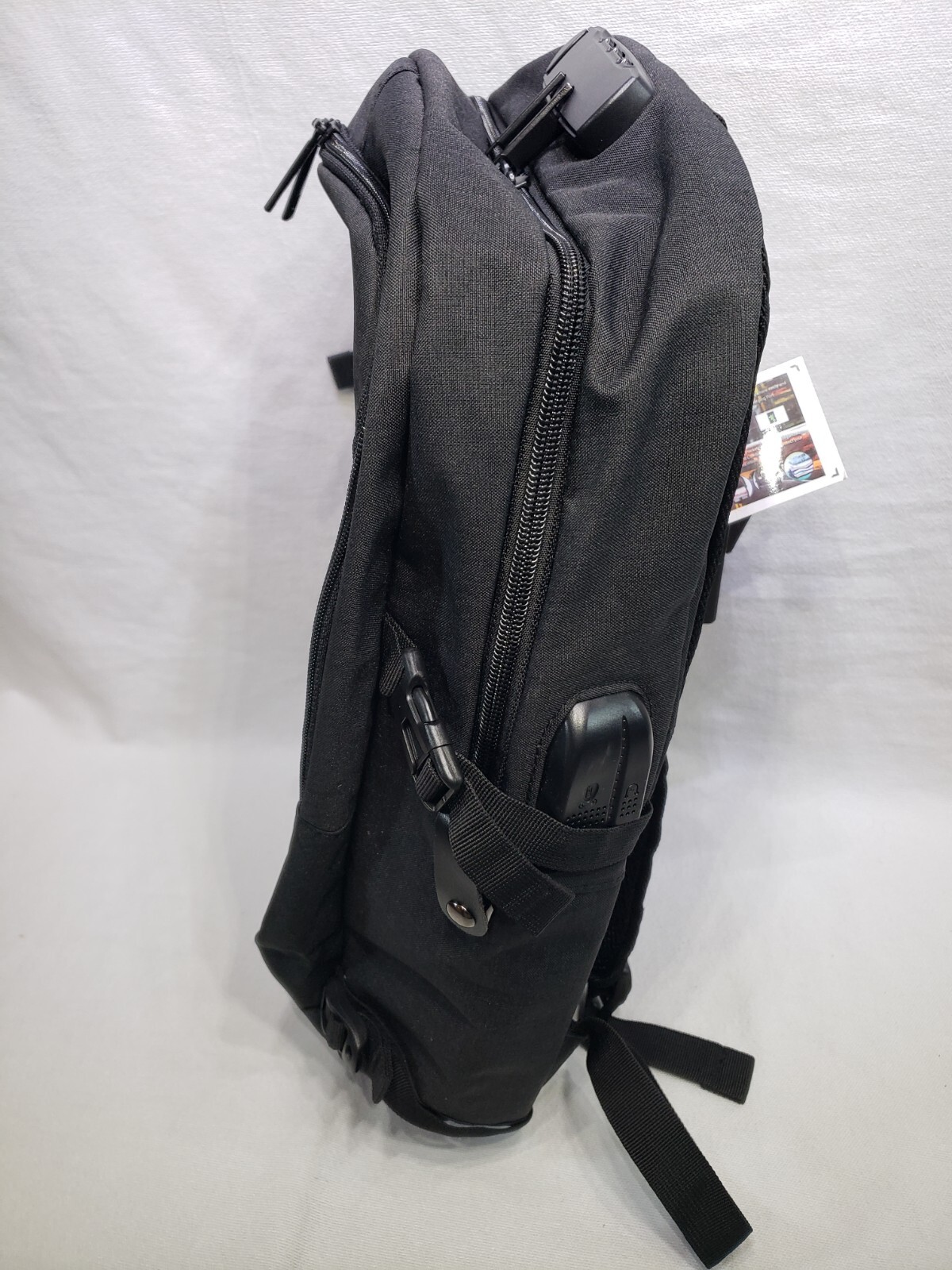 Travel Laptop Backpack Water Resistant AntiTheft Lock Bag USB Charging Port 15.6