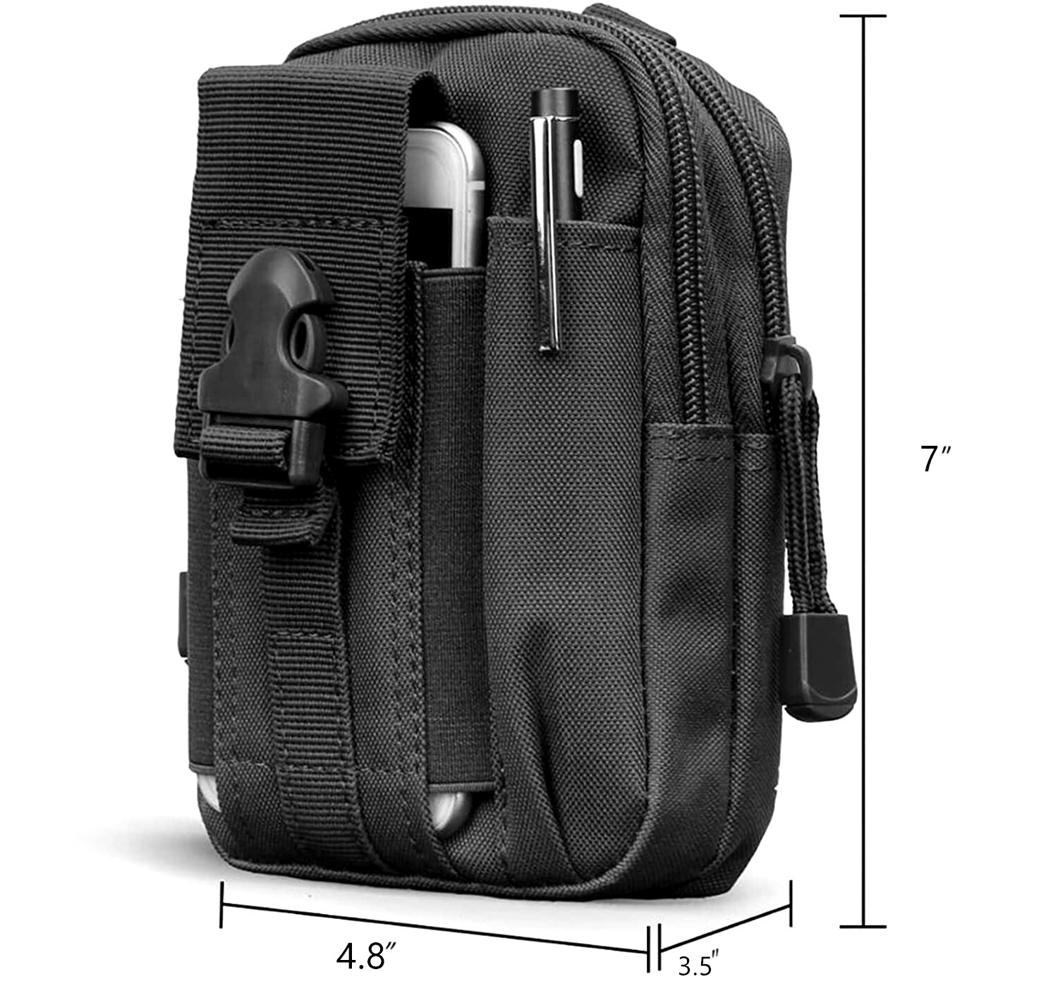 Fanny Pack Tactical Molle Military Waist Belt Phone Pouch Sports Pockets Bag