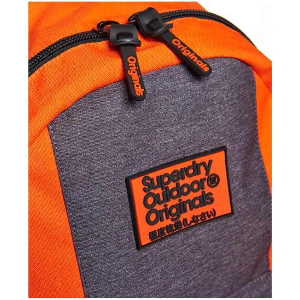 New Sealed Superdry Men’s Formula Montana Rucksack Backpack Orange Gray