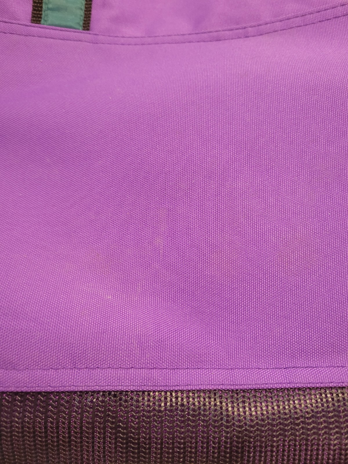 High Sierra Canvas Duffle Gym Travel Bag Purple Teal Vintage 1990s