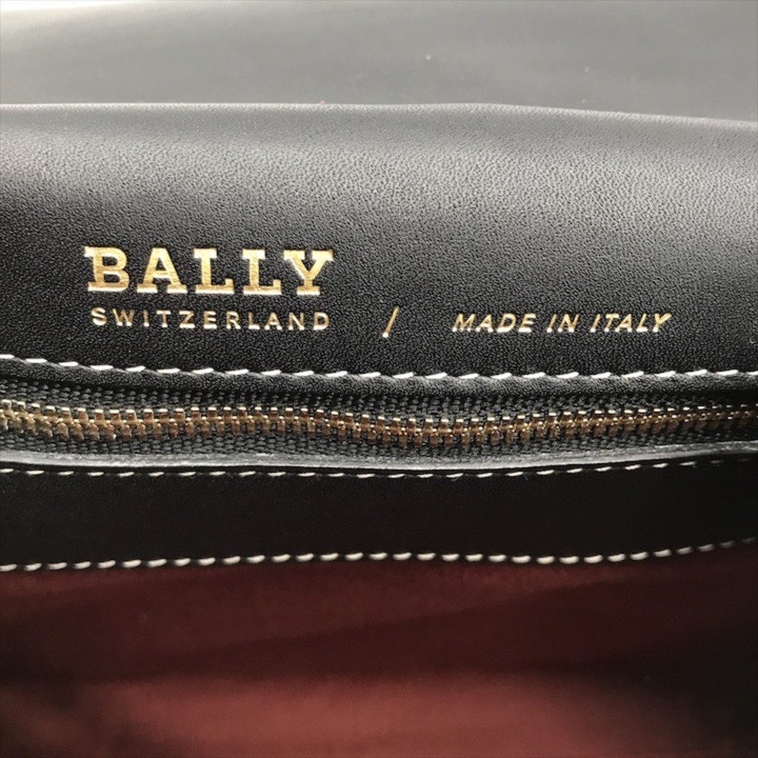 Good condition BALLY 2way leather hand shoulder bag gold hardware 24.5×20×12cm
