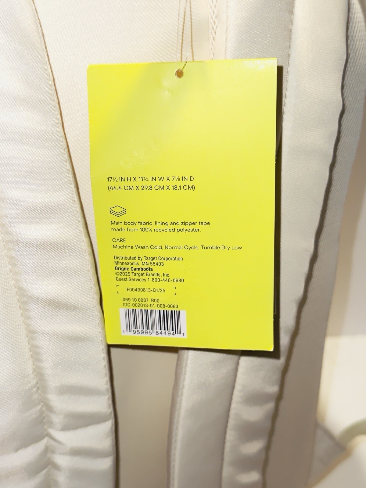17.5″ Lifestyle Backpack Off-White – All in Motion