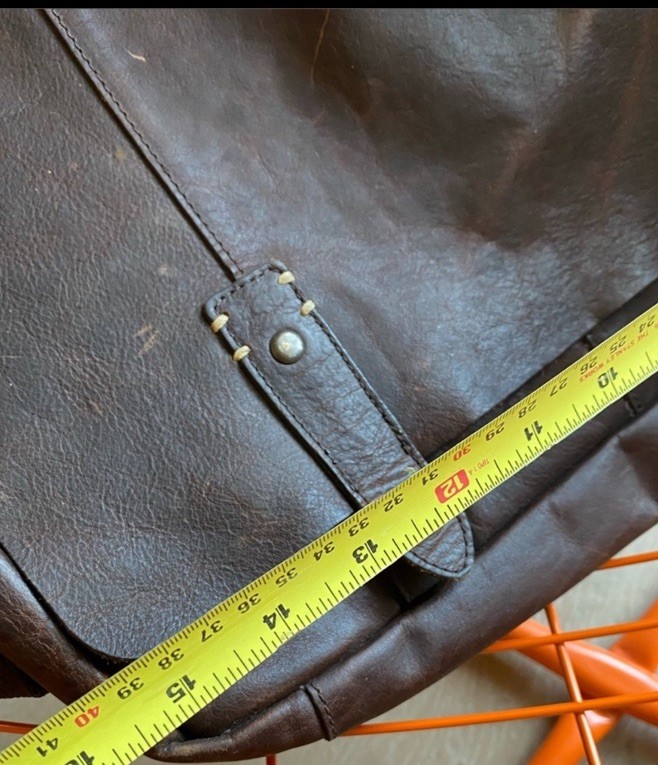 Buffalo Jackson Trading Walker Leather Messenger Bag Rustic Brown Indianajones