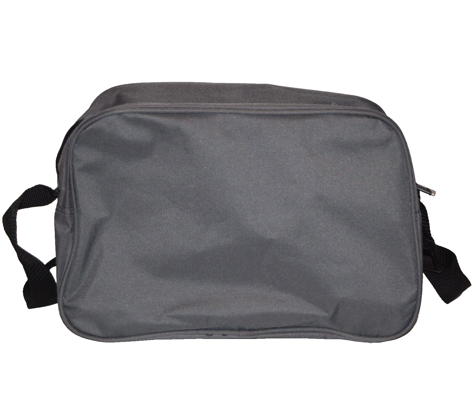 NWOT JEEP Gray Adjustable Strap Zip Closure Canvas Messenger Shoulder Bag