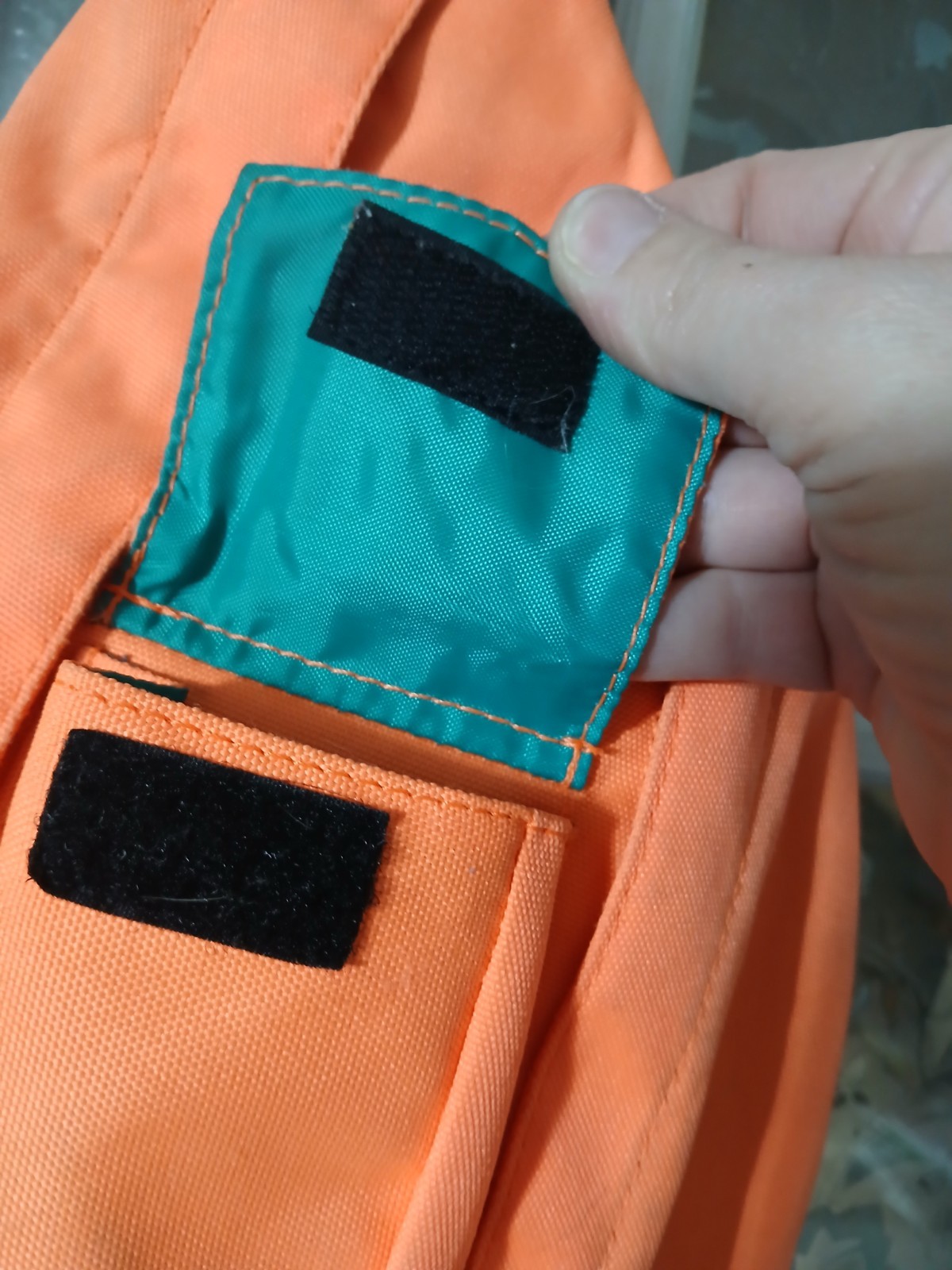 KAVU Adjustable Rope Sling Bag Bright Orange- Crossbody Outdoor Pockets
