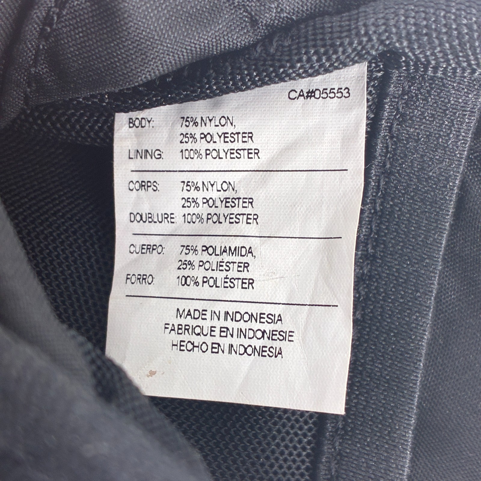 Nike Essentials 1L Cross-Body Sling Bag Black Polyester Adjustable Strap