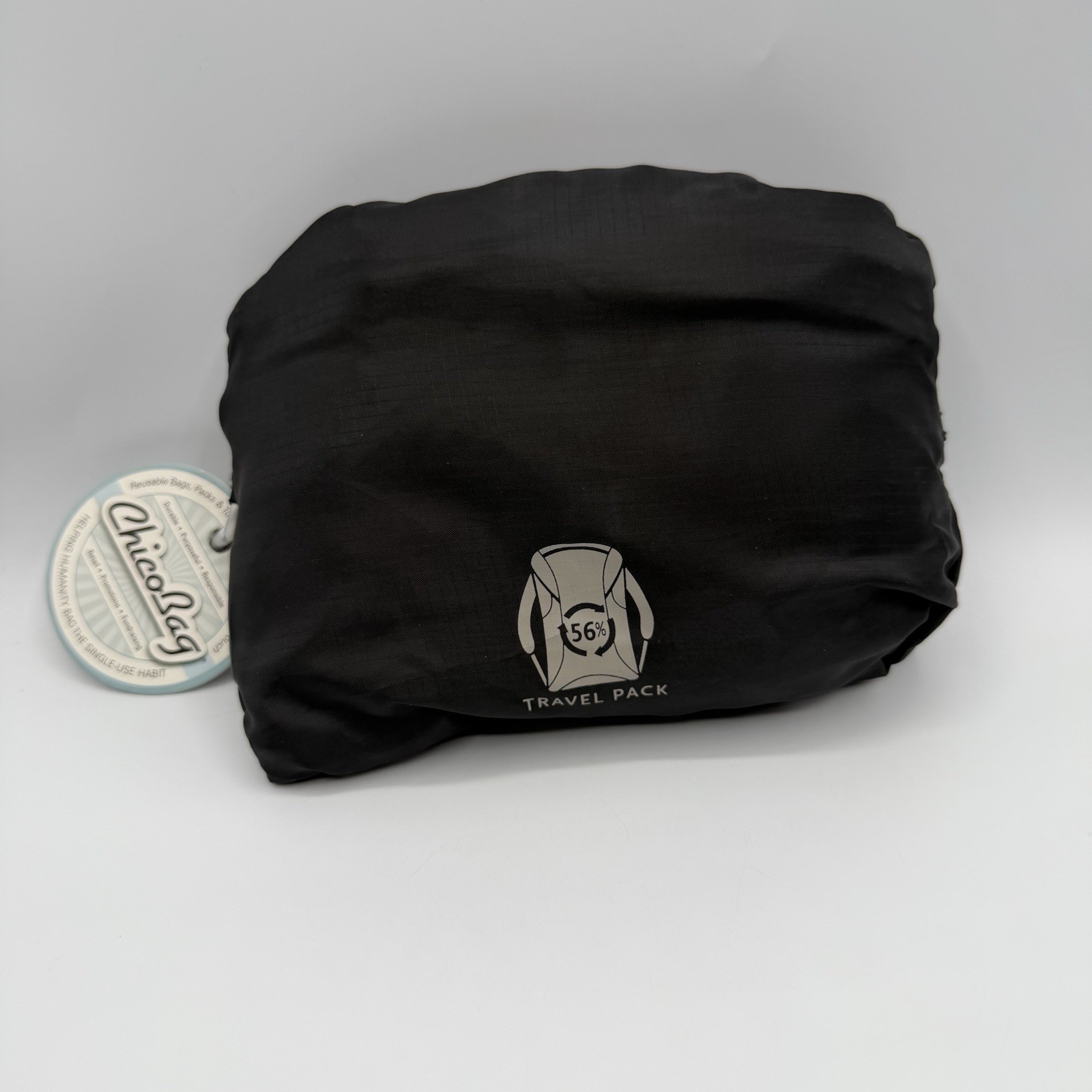 ChicoBag Travel Pack (rePETe + Refine) Compact Recycled Backpack Eco-Friendly