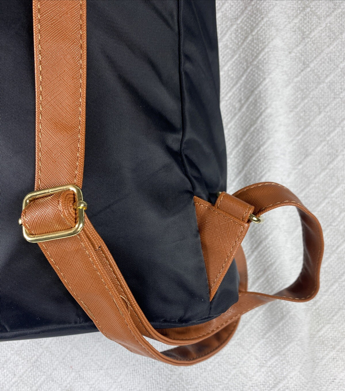 U.S. Polo Assn Black Nylon Backpack NWT Travel Work School Laptop Bag