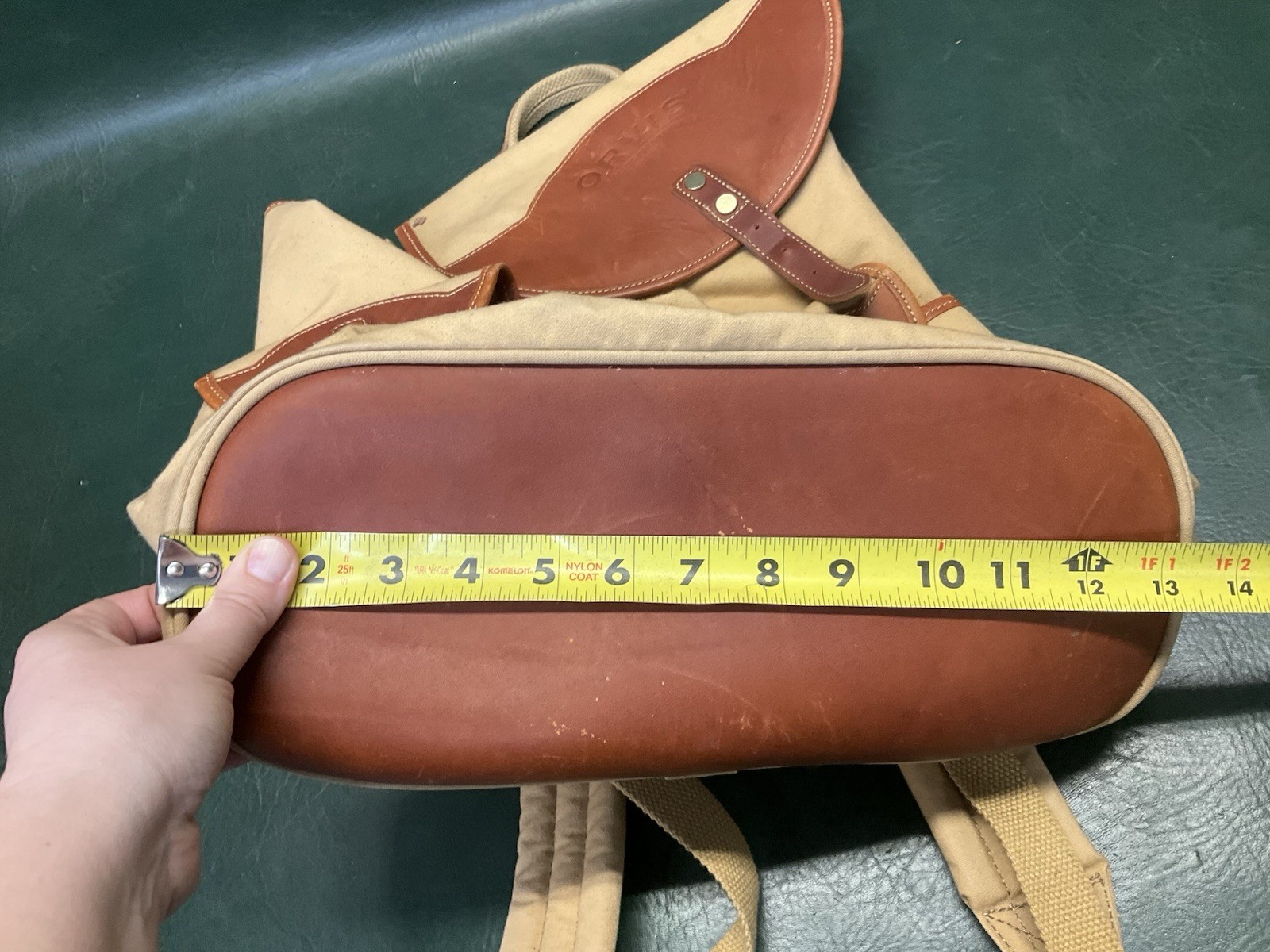 Orvis Battenkill Leather & Canvas Backpack