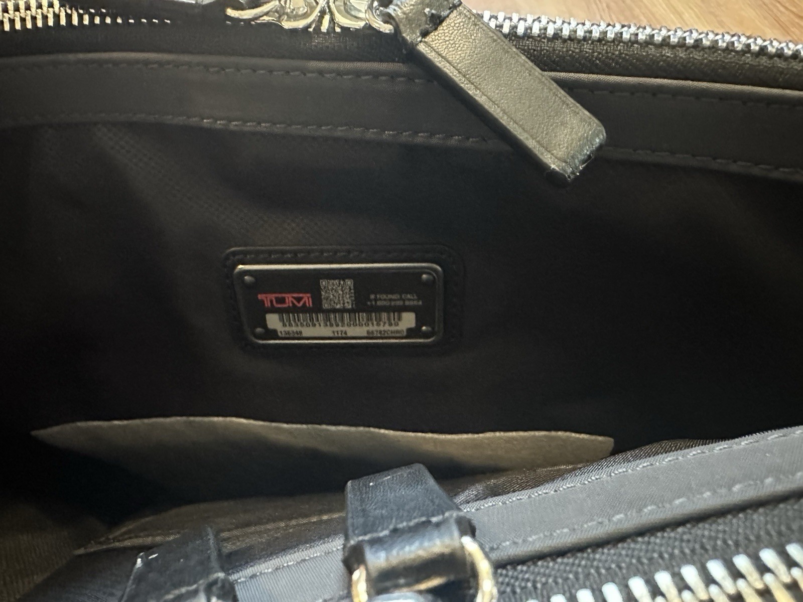 Tumi Thornberry Triple Compartment Brief Laptop Business Bag with Trolley Sleeve