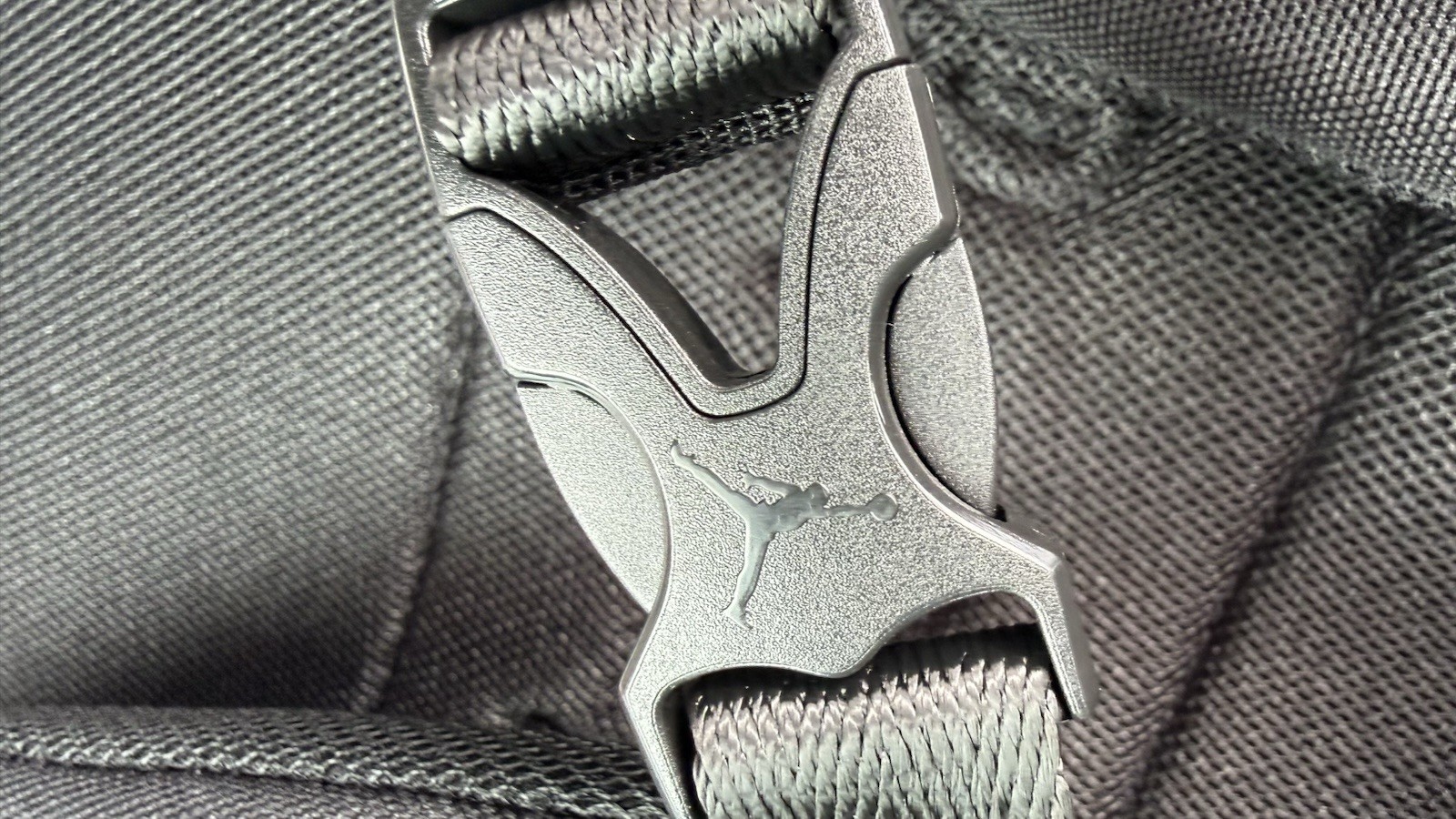 New Jordan Air Patrol Backpack White And Black Iconic Logo Print