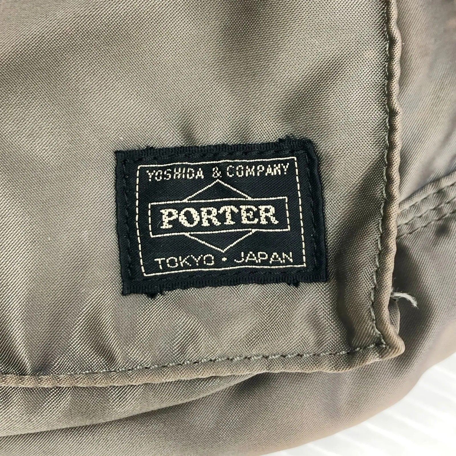 PORTER YOSHIDA Tanker Backpack Daypack Gray Nylon Rare Vintage Japan Used