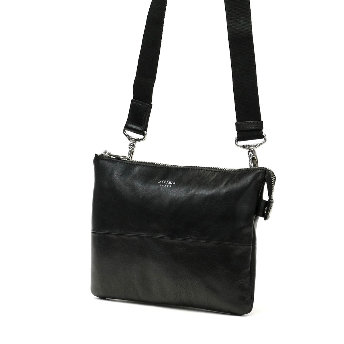 Ultima Tokyo Shoulder Bag, Clutch Bag 2-Way, Crossbody Leather, Men’s 77879