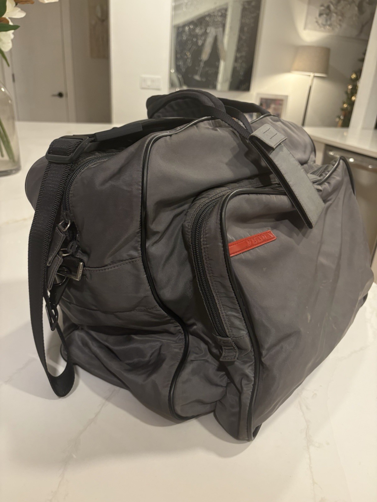 Prada Linea Rossa Sport Holdall Bag