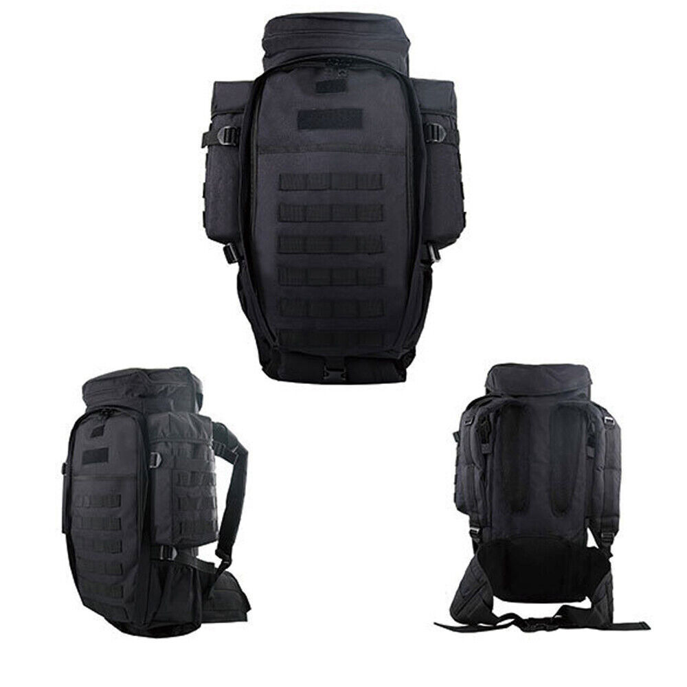 75L Large Camping Backpacks Tactical Rifle Bag Army Molle Bag Daypacks Rucksack