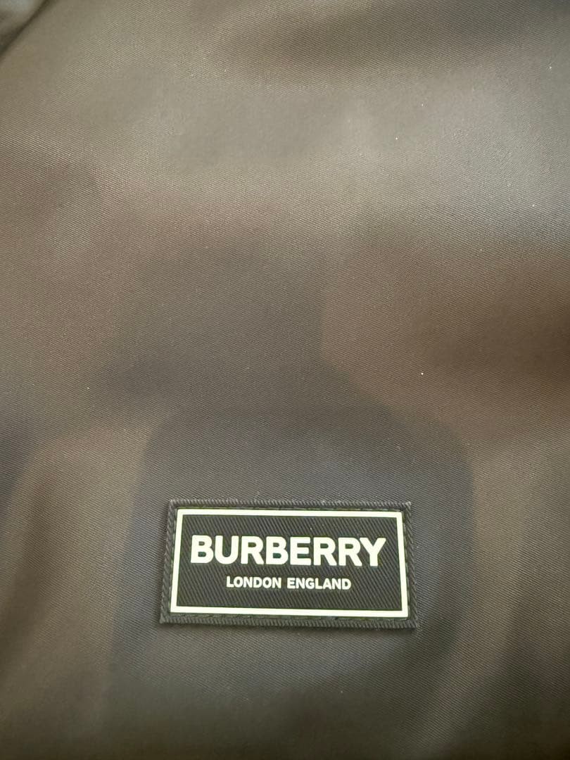 Authentic Vintage BURBERRY Black Nylon Tote Bag 40x48x23cm Spacious, Light Wear