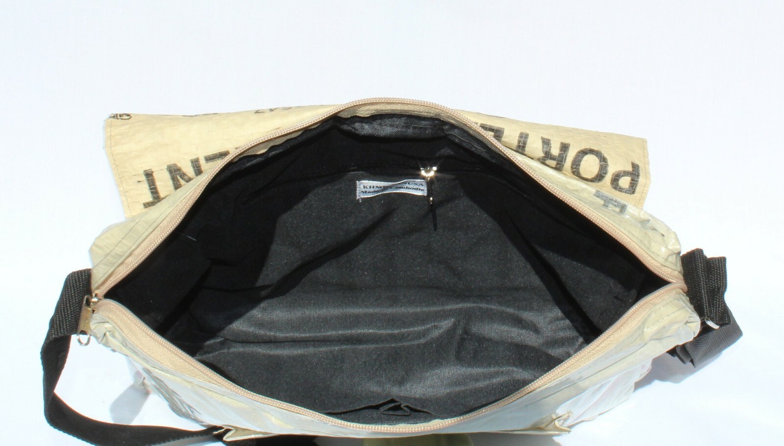 Fair Trade Elephant Brand Deluxe Messenger Bag handmade in Cambodia