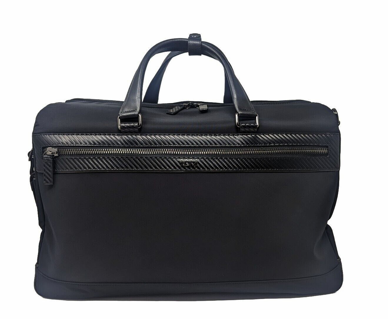 New TUMI Newbury Duffel black carbon fiber travel bag carry-on luggage Monroe
