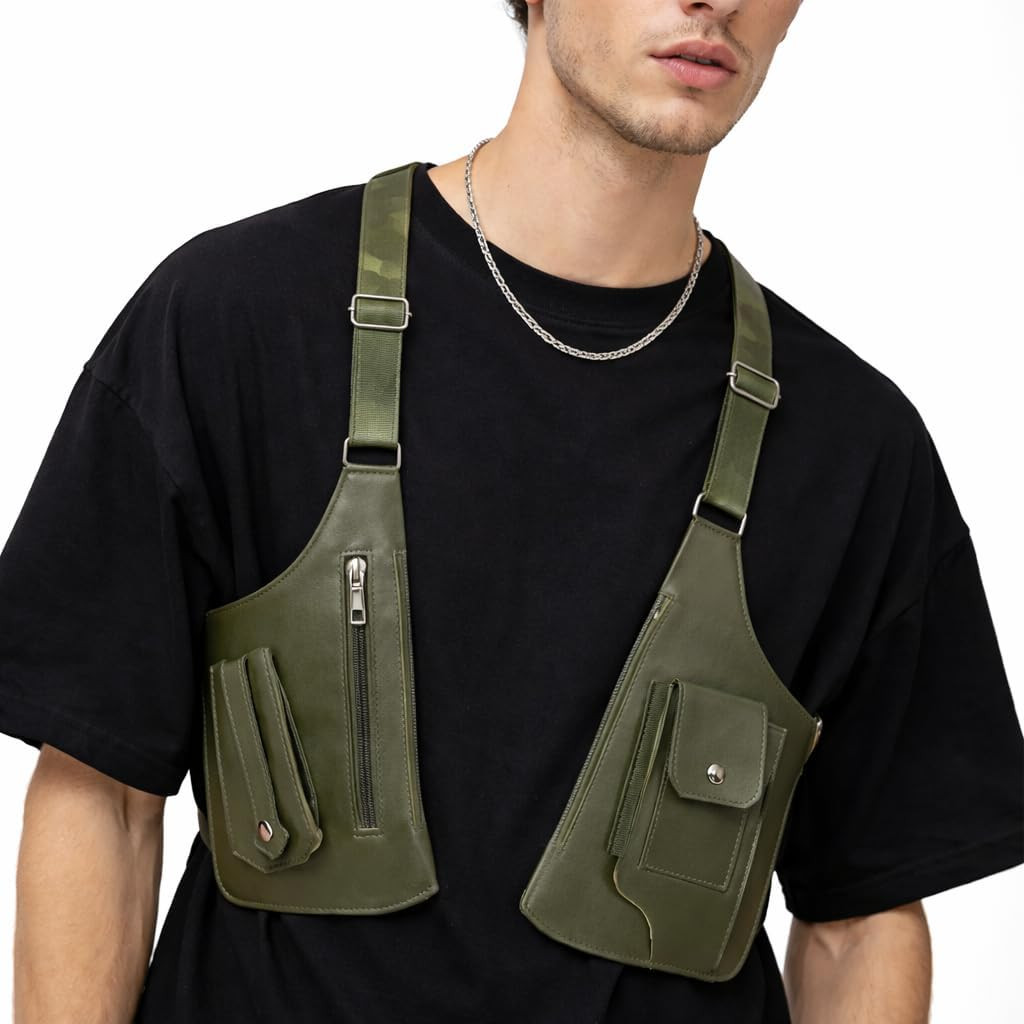 Underarm Anti-Theft Bag, Hidden Shoulder Holster, Double Storage Pouch, Phone Wa