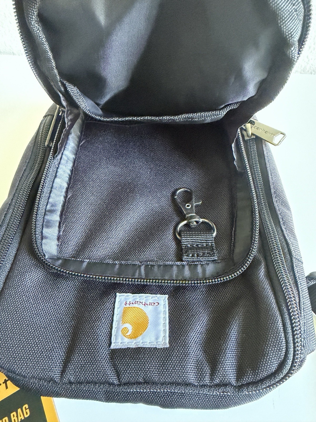 Carhartt Crossbody Zip Bag Multiple Pockets Adjustable Strap